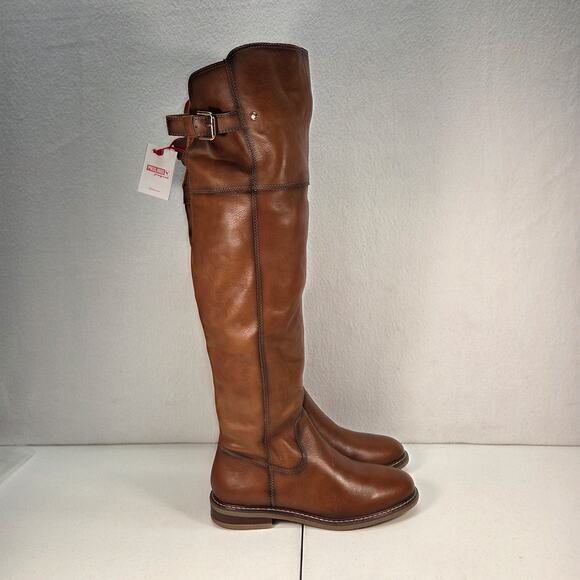 Pikolinos Aldaya Musketeer Riding Tall Boots Cuero Women's Size EU 39 NWOT - Picture 6 of 12